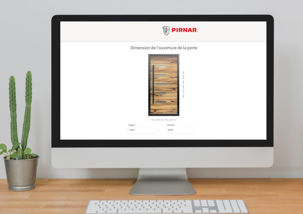 configurateur en ligne porte